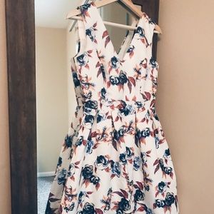 Chi Chi London Floral Midi Dress